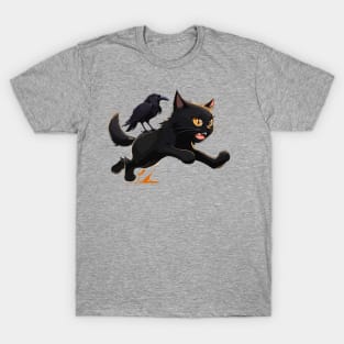 Cat and Crow T-Shirt